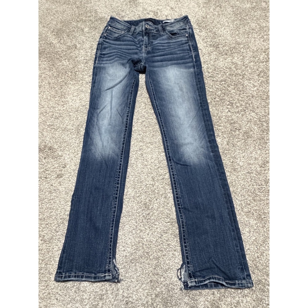 Daytrip Virgo Straight Jeans Womens‎ 26S Medium Wash Denim Pants
